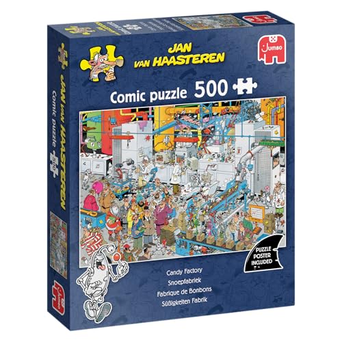 Jan van Haasteren - Süßigkeitenfabrik (500 Teile) von Jan van Haasteren