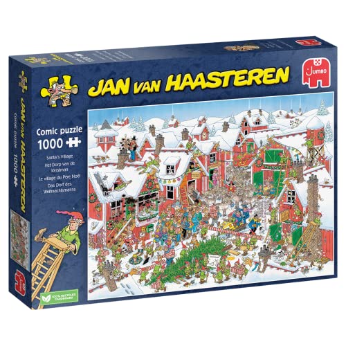 Jan van Haasteren Jumbo Spiele Jan van Haasteren Santa's Village 1000 Teile - Puzzle für Erwachsene von Jan van Haasteren