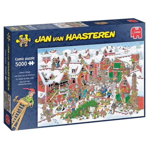 Jumbo Spiele Jan van Haasteren Santa's Village 5000 Teile - Puzzle für Erwachsene von Jan van Haasteren