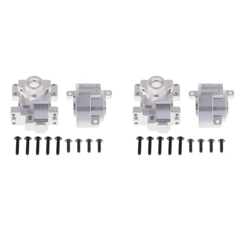 Janasiba 2X 102075 (02051) Metall Getriebe Gehäuse Vorne Hinten für 94123 94106 94107 94170 94118 94108 94111 RC Auto Upgrade Teile, B. von Janasiba