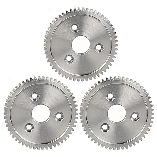 Janasiba 3X Gehärtetes Stahl Stirn Rad 54T für Slash Stampede 1/10 Summit 1/10 E- von Janasiba