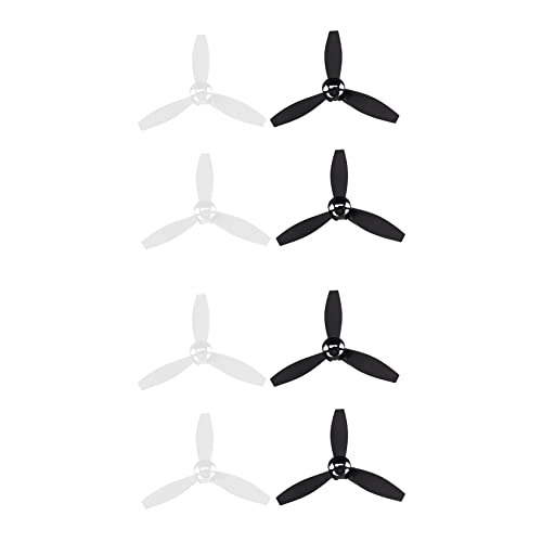 Janasiba 8 Propeller Requisiten Ersatzteile Klingen für Papagei Bebop 2 Drone Schwarz Weiß von Janasiba