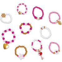 10 Ringe Aus Lovely-Perlen von Janod Juratoys France
