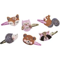 6 Haarspangen mit Pailletten Pretty Forest von Janod Juratoys France