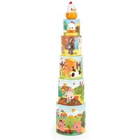 Bauernhof - Meine Erste Pyramide - Huhn von Janod Juratoys France