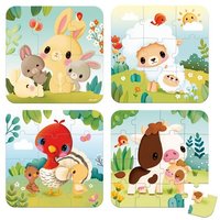 Bauernhof - Mitwachsende Puzzles Tiere Bauernhof - Mitwachsende Puzzles Tiere von Janod Juratoys France