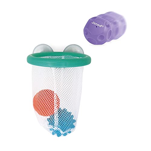 Janod - Basketball-Spiel „Tacti“ - Mit Wasserspritzern - Badespielzeug für Babys - Ab 1 Jahr, J04708 von Janod