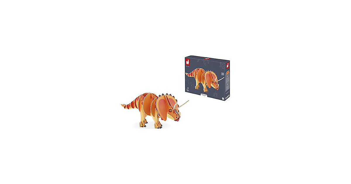 Dino - Triceratops - Bausatz mehrfarbig von Janod