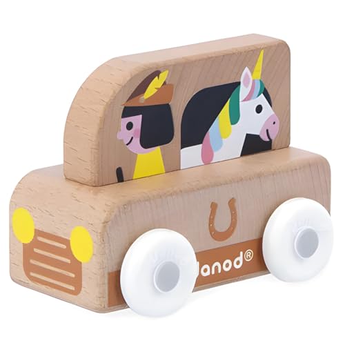 Einhorn Van aus Holz Verzaubertes Königreich - Cross Roads von Janod