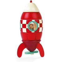 JANOD J05207 Magnetischer Bausatz Rakete Klein (Holz) von Janod