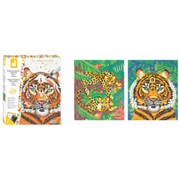 JANOD J07954 Malen Nach Zahlen Aquarelle Raubkatzen JANOD J07954 Malen Nach Zahlen Aquarelle Raubkatzen von Janod