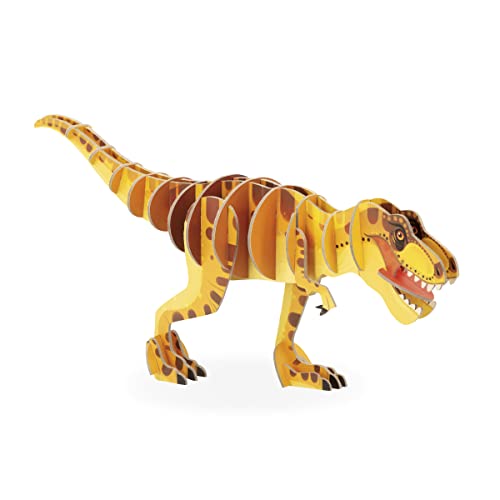 Janod - 3D-Kinderpuzzle T-Rex Dinosaurier - 27-teiliges 3-dimensionales Puzzle - Bauspiel - FSC-Pappe Ab 5 Jahre, J05837 von Janod