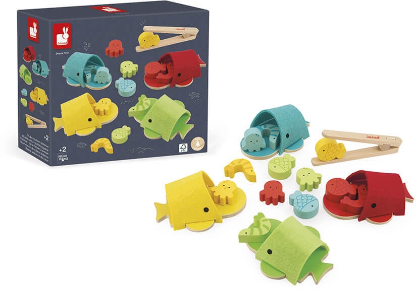 Janod Die Wale – Lerne Farben Zuzuordnen Spiel Janod Die Wale – Lerne Farben Zuzuordnen Spiel von Janod