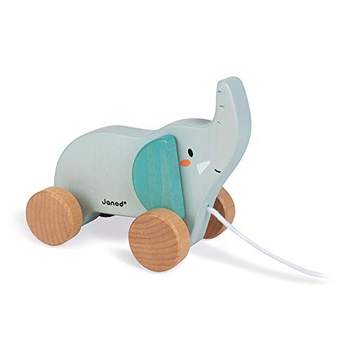 Janod - Elefant zum Ziehen aus Holz - Spielzeug zum Ziehen - Baby- und Kleinkindspielzeug - Entwicklung von Motorik und Fantasie - Partnerschaft mit dem WWF - FSC-zertifiziert - Ab 1 Jahr, J08609 Janod - Elefant zum Ziehen aus Holz - Spielzeug zum Ziehen - Baby- und Kleinkindspielzeug - Entwicklung von Motorik und Fantasie - Partnerschaft mit dem WWF - FSC-zertifiziert - Ab 1 Jahr, J08609 von Janod