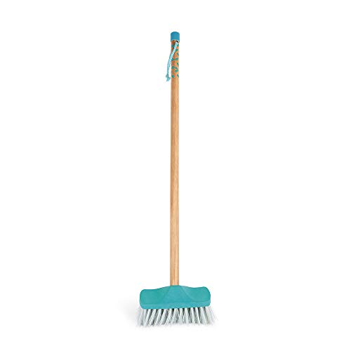 Janod - From 3 years old - Happy Garden - Large Plastic and Wooden Broom - Imitation Toy - J03189, Blau Janod - From 3 years old - Happy Garden - Large Plastic and Wooden Broom - Imitation Toy - J03189, Blau von Janod