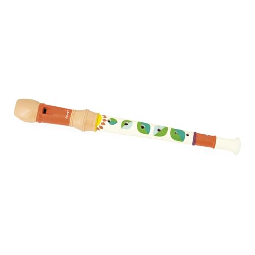 Janod Holzblockflöte Gioia - buntes Musikinstrument für Kinder von Janod