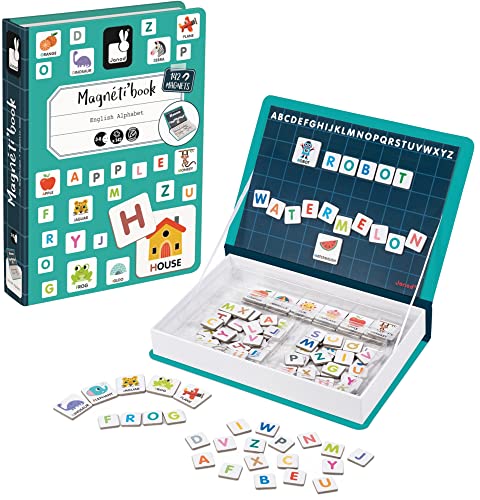 Janod J02712 Magneti'Book Alphabet Educational Game, English Version von Janod
