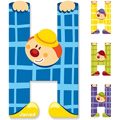 Janod J04549 H Party B004XS8GQU Wooden Clown Letter, Multicolour, one Size Janod J04549 H Party B004XS8GQU Wooden Clown Letter, Multicolour, one Size von Janod