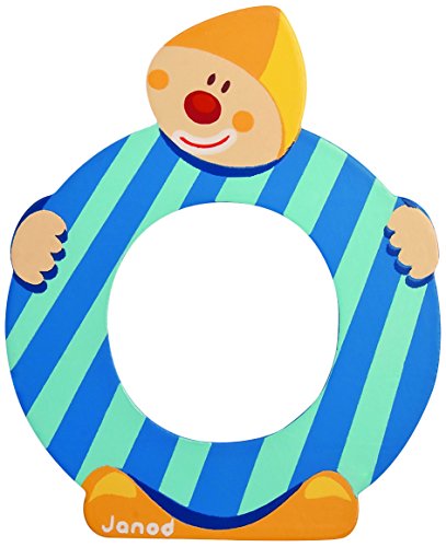 Janod J04556 O B004XS8HK0 Wooden Clown Letter, Multicolour Janod J04556 O B004XS8HK0 Wooden Clown Letter, Multicolour von Janod