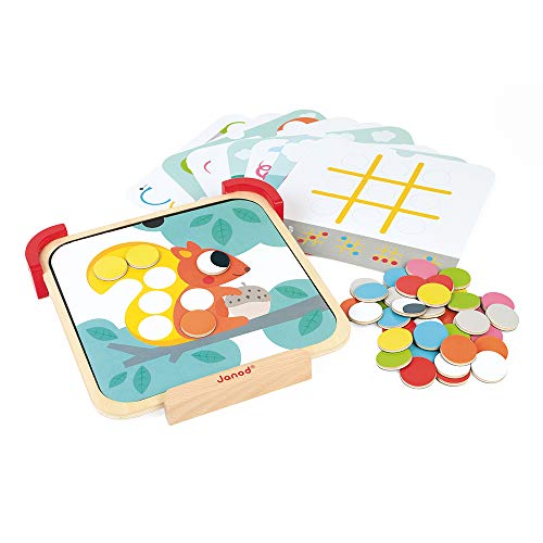 Janod - I Learn Colours - Magnetic Educational Toy - For children fom the Age of 2, J05321 von Janod
