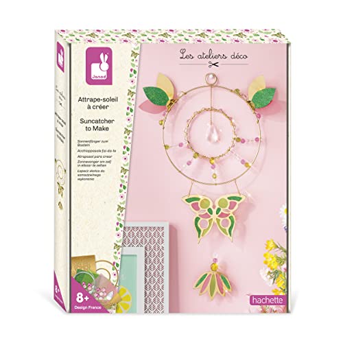 Janod - Sonnenfänger zum Basteln und Aufhängen - Les Ateliers Déco - Kreatives Hobby Kinder - Feinmotorik und Konzentration - Ab 8 Jahre, J07739 von Janod