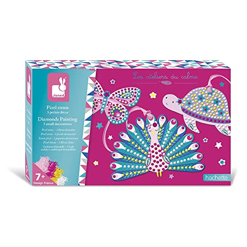 Janod - Set Pixel Strass Kleine Dekos - Les Ateliers du Calme - Set für kreative Freizeitbeschäftigungen für Kinder - Entwicklung von Feinmotorik und Kreativität - Ab 7 Jahren, J07947 Janod - Set Pixel Strass Kleine Dekos - Les Ateliers du Calme - Set für kreative Freizeitbeschäftigungen für Kinder - Entwicklung von Feinmotorik und Kreativität - Ab 7 Jahren, J07947 von Janod