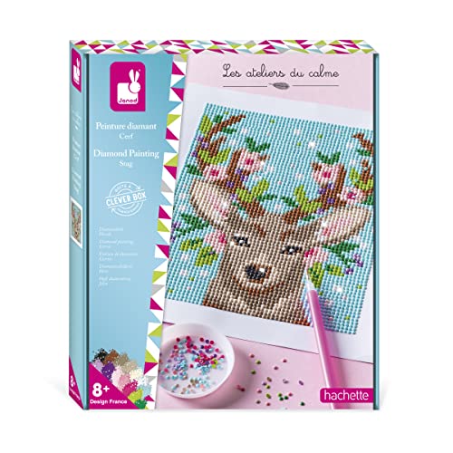 Janod - Diamantmalerei Hirsch - Les Ateliers du Calme - Kreatives Hobby Kinder - Feinmotorik und Konzentration - Ab 8 Jahre, J07948 Janod - Diamantmalerei Hirsch - Les Ateliers du Calme - Kreatives Hobby Kinder - Feinmotorik und Konzentration - Ab 8 Jahre, J07948 von Janod