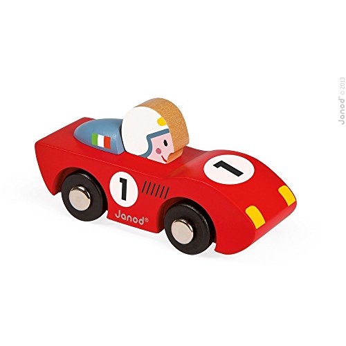 Janod J08545 Story Racing Wooden Car, Speed von Janod