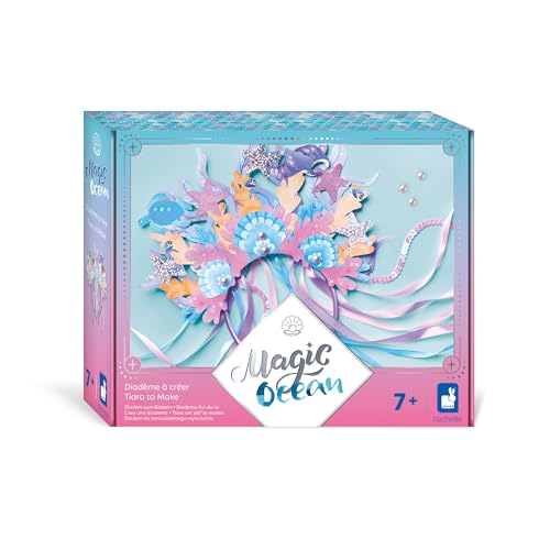 Janod J09137 Magic Ocean-Diadem Basteln Kreativset-Schmuckherstellung-Kostümzubehör für Kinder-Kinderspiel ab 3 Jahre-J09137, Multicolor von Janod
