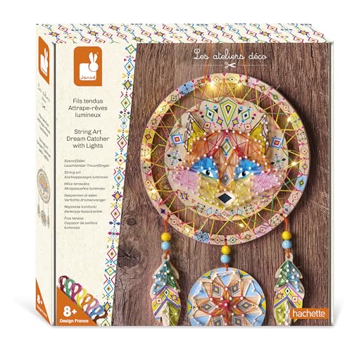 Janod J09161 Leuchtender Rehfänger zum Basteln und Aufhängen-Gespannte Fäden-Batterien inklusive-Les Ateliers Déco-DIY-Bastelset für Kinder-Feinmotorik und Konzentration-Ab 8 Jahren-J09161 Janod J09161 Leuchtender Rehfänger zum Basteln und Aufhängen-Gespannte Fäden-Batterien inklusive-Les Ateliers Déco-DIY-Bastelset für Kinder-Feinmotorik und Konzentration-Ab 8 Jahren-J09161 von Janod