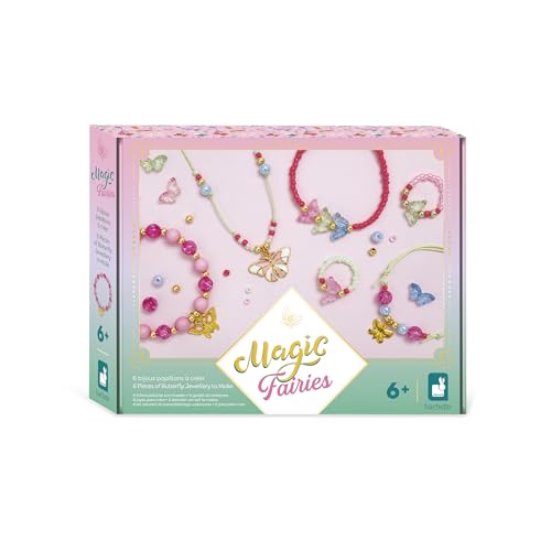 Janod J09172 6 Schmuckstücke zu kreieren-Thema Schmetterlinge-Les Ateliers Bijoux-Kit Kreative Freizeitgestaltung für Kinder-Schulung der Feinmotorik und Konzentration-Ab 6 Jahre-J09172 Janod J09172 6 Schmuckstücke zu kreieren-Thema Schmetterlinge-Les Ateliers Bijoux-Kit Kreative Freizeitgestaltung für Kinder-Schulung der Feinmotorik und Konzentration-Ab 6 Jahre-J09172 von Janod