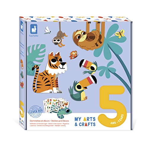 Janod - My Arts & Crafts - Ab 5 Jahre - Aufkleber und Dekoration - 5 Bilder - Kreatives Hobby Kinder - Feinmotorik und Konzentration - J07744 Janod - My Arts & Crafts - Ab 5 Jahre - Aufkleber und Dekoration - 5 Bilder - Kreatives Hobby Kinder - Feinmotorik und Konzentration - J07744 von Janod
