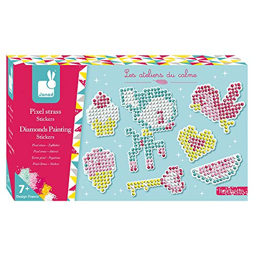 Janod - Set Pixel Strass Aufkleber - Les Ateliers du Calme - Set für kreative Freizeitbeschäftigungen für Kinder - Entwicklung von Feinmotorik und Kreativität - Ab 7 Jahren, J07884 Janod - Set Pixel Strass Aufkleber - Les Ateliers du Calme - Set für kreative Freizeitbeschäftigungen für Kinder - Entwicklung von Feinmotorik und Kreativität - Ab 7 Jahren, J07884 von Janod