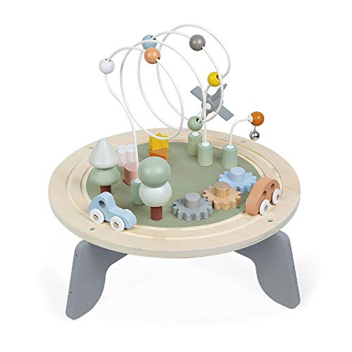 Janod - Sweet Cocoon Aktivitätstisch aus Holz - Multi-Spieltisch für Kleinkinder - Feinmotorische Entwicklung - Rutschfeste Füße - Farben auf Wasserbasis - FSC-zertifiziert - Ab 1 Jahr, J04402 Janod - Sweet Cocoon Aktivitätstisch aus Holz - Multi-Spieltisch für Kleinkinder - Feinmotorische Entwicklung - Rutschfeste Füße - Farben auf Wasserbasis - FSC-zertifiziert - Ab 1 Jahr, J04402 von Janod