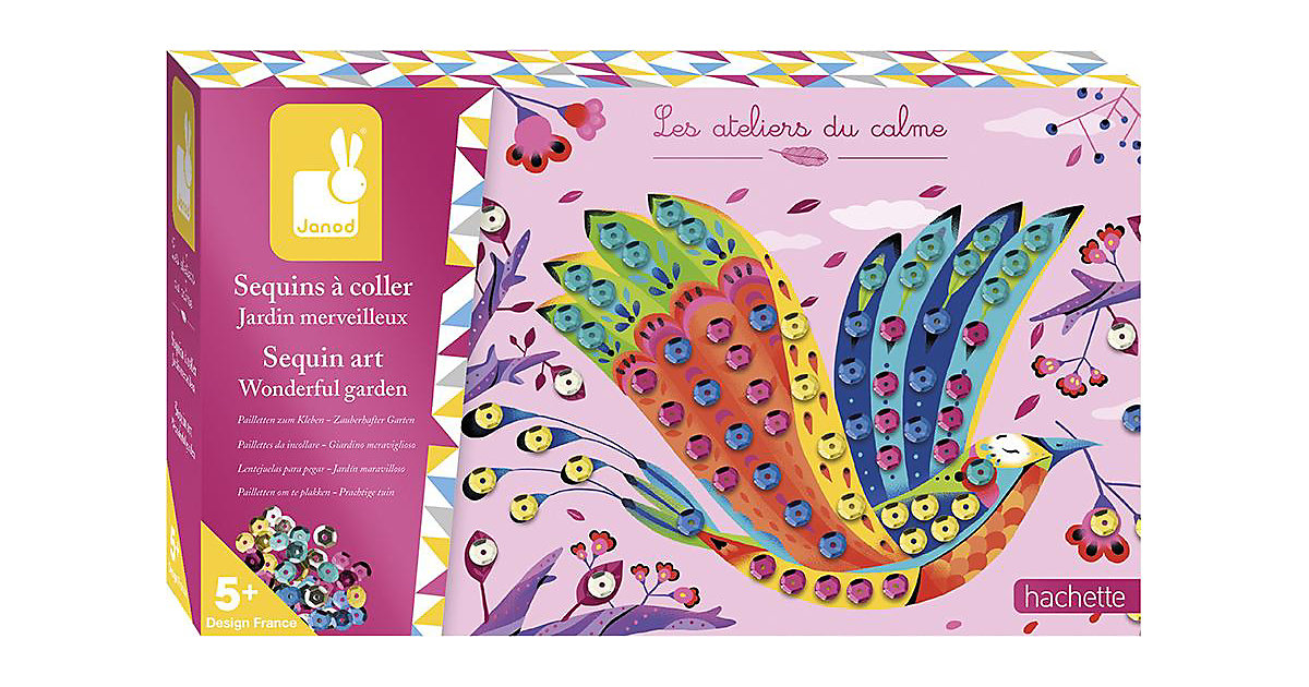 Kreativ-Set Pailletten zum Kleben Zauberhafter Garten Kreativ-Set Pailletten zum Kleben Zauberhafter Garten von Janod