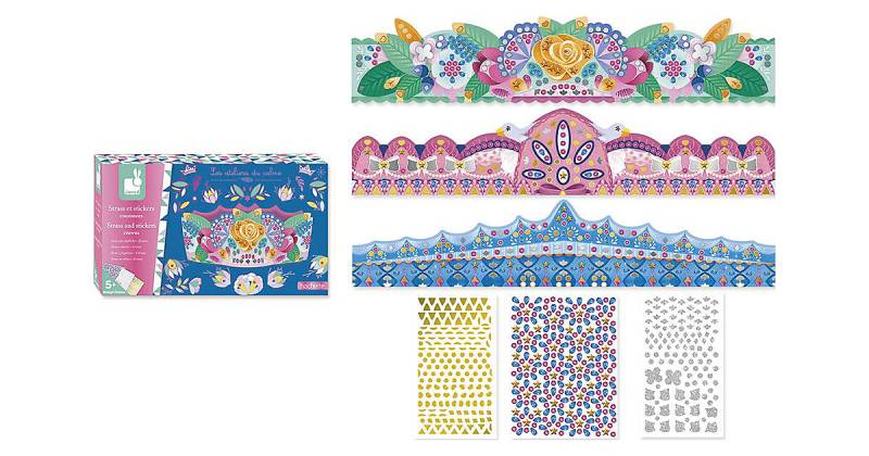 Kreativ-Set Strass-Kronen zum Bekleben von Janod