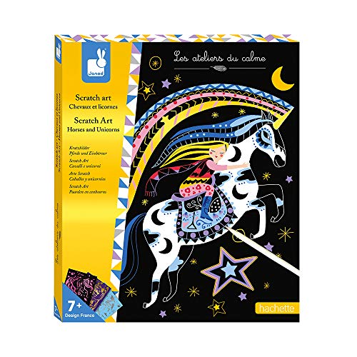 Janod - From 7 years old - Creative Kit Scratch Art Horses And Unicorns - Les Ateliers du Calme - Dexterity and Concentration - J07895 Janod - From 7 years old - Creative Kit Scratch Art Horses And Unicorns - Les Ateliers du Calme - Dexterity and Concentration - J07895 von Janod