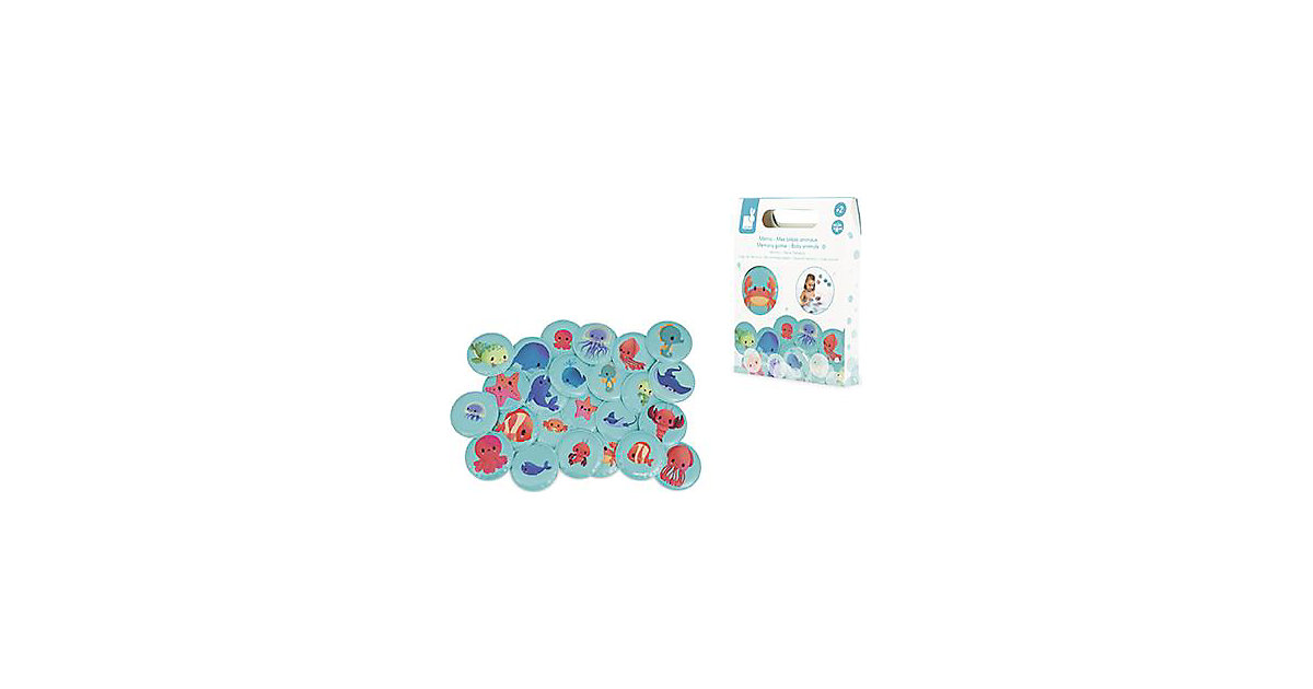 Memo die Badewanne - Meine Tierbabys mehrfarbig Kleinkinder Memo die Badewanne - Meine Tierbabys mehrfarbig Kleinkinder von Janod