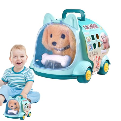 Haustierpflege-Spielset für Kinder – leichtes elektrisches Haustier-Tiersimulations-Plüschspielzeug | Robuste, vorgetäuschte Babyflasche und Kamm inklusive Roboterhund, Kaninchen, Katze für Reisen, Wo Haustierpflege-Spielset für Kinder – leichtes elektrisches Haustier-Tiersimulations-Plüschspielzeug | Robuste, vorgetäuschte Babyflasche und Kamm inklusive Roboterhund, Kaninchen, Katze für Reisen, Wo von Janurium