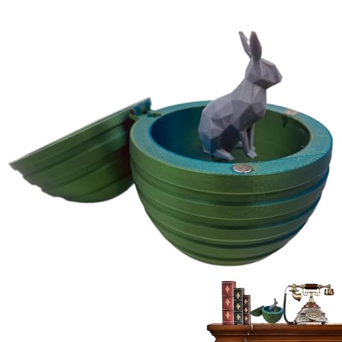 Janurium Kleines Ei mit -Druck,Kleine -gedruckte Eier, Kaninchen-Executive-Schreibtischspielzeug, Druck-Ei mit Kaninchen im Inneren, Tierspielzeug, Ornamente, Schreibtischspielzeug für Frauen Janurium Kleines Ei mit -Druck,Kleine -gedruckte Eier, Kaninchen-Executive-Schreibtischspielzeug, Druck-Ei mit Kaninchen im Inneren, Tierspielzeug, Ornamente, Schreibtischspielzeug für Frauen von Janurium