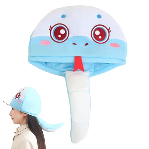 Janurium Schlangenhut Maskerade Cosplay Plüsch Kopfbedeckung Neuheit Schlange Stoffhut Lustige Foto Booth Requisiten für Cosplay Partys Performance Janurium Schlangenhut Maskerade Cosplay Plüsch Kopfbedeckung Neuheit Schlange Stoffhut Lustige Foto Booth Requisiten für Cosplay Partys Performance von Janurium