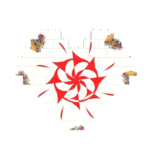 Acht-Wege-Rotationsdruck Baustein-Puzzle in Herzform für Valentinstag, Geburtstag, Hochzeit Acht-Wege-Rotationsdruck Baustein-Puzzle in Herzform für Valentinstag, Geburtstag, Hochzeit von JaoXer
