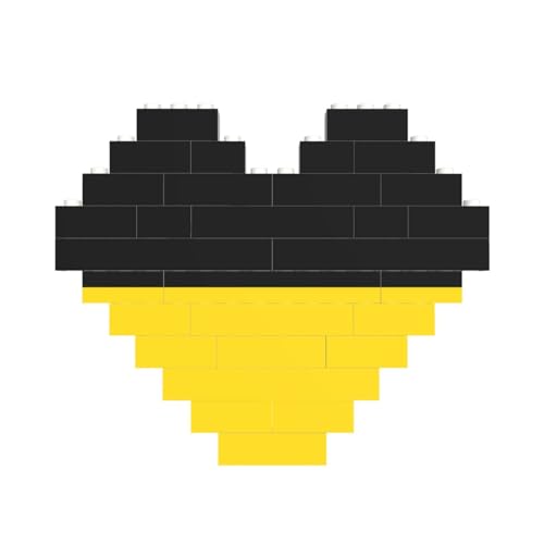 Baden-Württemberg Flagge Druck Baustein Block Puzzle Herzform â für Valentinstag, Geburtstag, Hochzeit von JaoXer