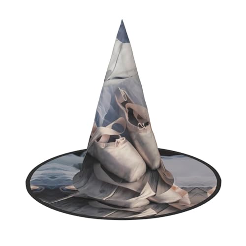 Ballettschuh Halloween Hut - Erwachsenenkostüm-Zubehör für Party & Maskerade, perfekt für Halloween, Karneval, Cosplay Ballettschuh Halloween Hut - Erwachsenenkostüm-Zubehör für Party & Maskerade, perfekt für Halloween, Karneval, Cosplay von JaoXer