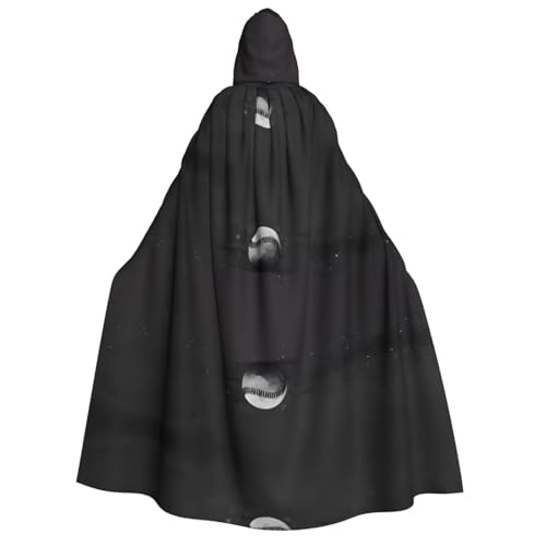 Baseball-Umhang mit Kapuze für Erwachsene, Kostüm, Cosplay, Zauberer-Themen-Umhang, perfekt für Halloween, Ostern und Karnevalspartys Baseball-Umhang mit Kapuze für Erwachsene, Kostüm, Cosplay, Zauberer-Themen-Umhang, perfekt für Halloween, Ostern und Karnevalspartys von JaoXer