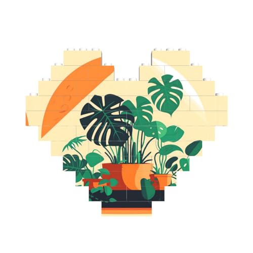 Cartoon Turtle Back Bamboo Print Building Brick Block Puzzle Heart Shaped â for Valentine's Day, Birthday, Wedding Cartoon Turtle Back Bamboo Print Building Brick Block Puzzle Heart Shaped â for Valentine's Day, Birthday, Wedding von JaoXer