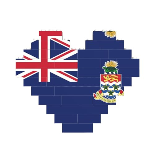 Flagge der Kaimaninseln Druck Baustein Block Puzzle Herzform â für Valentinstag, Geburtstag, Hochzeit Flagge der Kaimaninseln Druck Baustein Block Puzzle Herzform â für Valentinstag, Geburtstag, Hochzeit von JaoXer