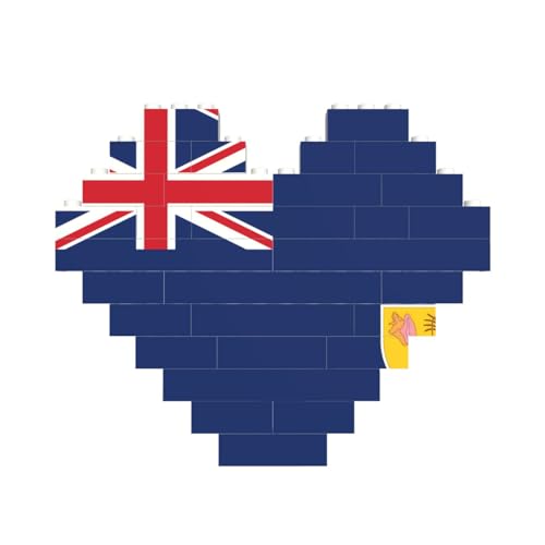Flagge der Turks- und Caicosinseln, Druck, Baustein-Puzzle, Herzform, für Valentinstag, Geburtstag, Hochzeit Flagge der Turks- und Caicosinseln, Druck, Baustein-Puzzle, Herzform, für Valentinstag, Geburtstag, Hochzeit von JaoXer