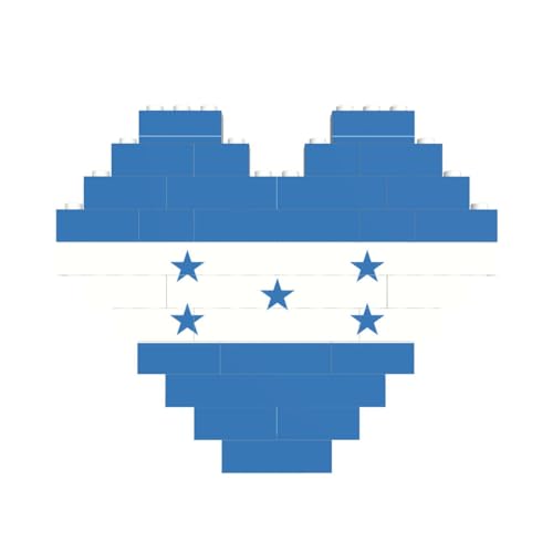 Flagge von Honduras Druck Baustein Block Puzzle Herzform â für Valentinstag, Geburtstag, Hochzeit Flagge von Honduras Druck Baustein Block Puzzle Herzform â für Valentinstag, Geburtstag, Hochzeit von JaoXer