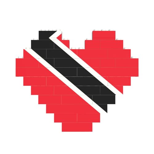 Flagge von Trinidad und Tobago Druck Baustein Block Puzzle Herzform â für Valentinstag, Geburtstag, Hochzeit Flagge von Trinidad und Tobago Druck Baustein Block Puzzle Herzform â für Valentinstag, Geburtstag, Hochzeit von JaoXer